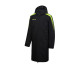 Куртка чорно-салатова довга KELME LONG PADDED JACKET 3871404.9012