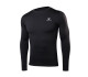 Футболка (термобілизна) чорна з довгим рукавом KELME TECH FIT 3891112.9000