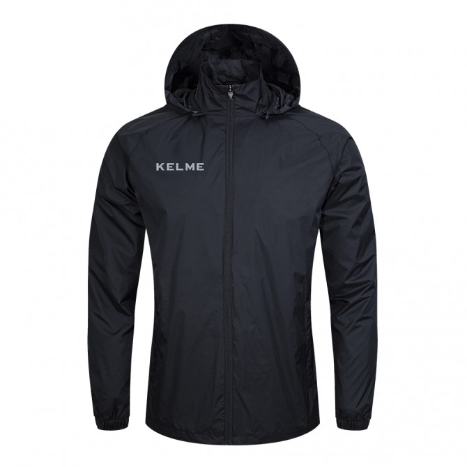 Куртка дощовик чорна для дітей KELME Windproof 3803241.9000