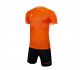 Футбольна форма (комплект) помаранчево-чорна Kelme MALAGA 3801169.9910