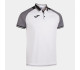 Футболка-поло біло-чорна JOMA ESSENTIAL II 101509.201