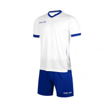 Футбольна форма (комплект) біло-синя для дітей Kelme ALAVES K15Z212C.9104