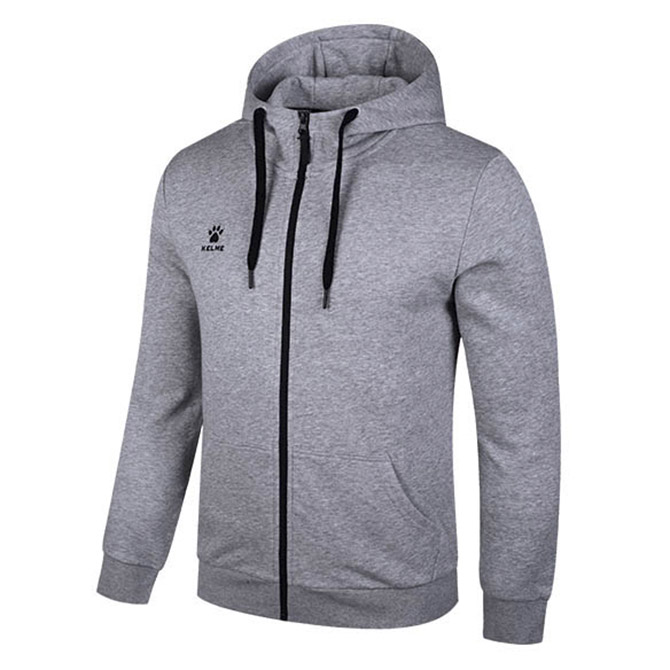 Спортивна кофта з капюшоном сіра Kelme HOODIE 3881313.9221