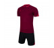 Футбольна форма (комплект) бордово-чорна Kelme GIRONA 3801099.9669