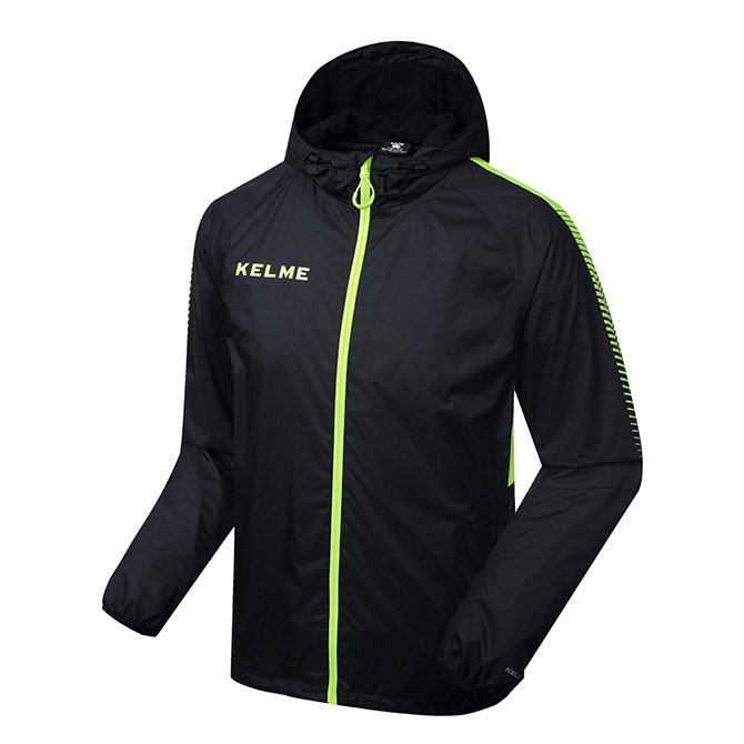 Куртка дощовик чорна KELME Windproof K081.9012