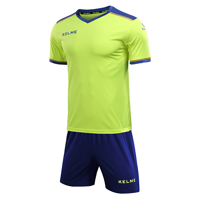 Футбольна форма (комплект) зелена (лайм) для дітей Kelme SEGOVIA 3873001.9918