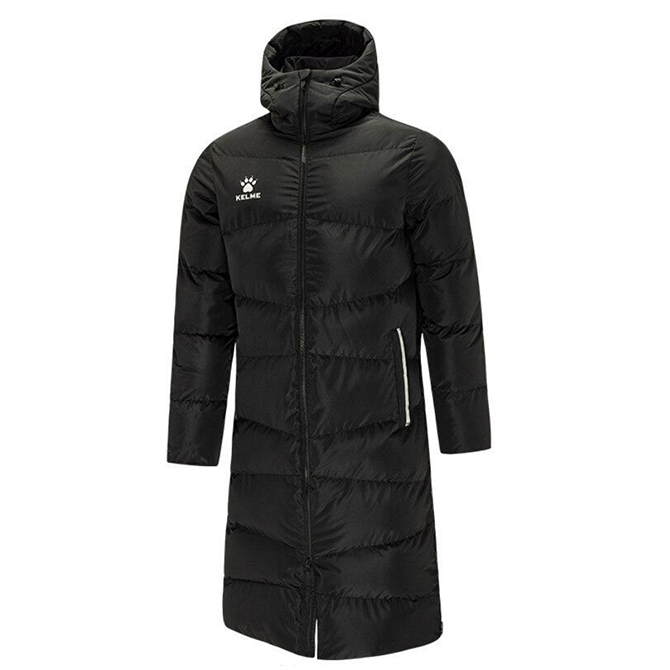 Куртка чорна довга KELME LONG PARKA STREET ІІ 8061MF1002.9000